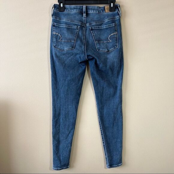 ✨ American Eagle Women’s Hi Rise Jegging Jeans 2 - Picture 4 of 9